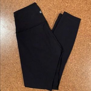 Lululemon Wunderunders high rise 7/8 length